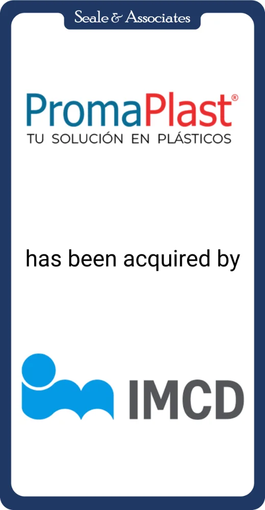 PromaPlast has been acquired by IMCD
