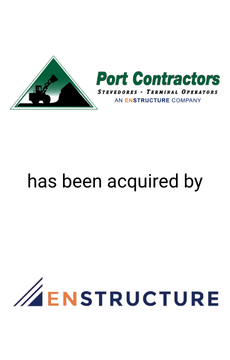 Port Contractors sale of business to Enstructure — M&A advisory by Seale & Associates