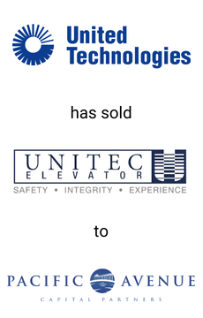 Divestiture of Unitec Elevator to Pacific Avenue Capital Partners — M&A advisory by Seale & Associates