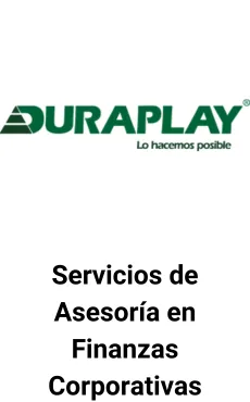 Seale Asesoró a Duraplay en Servicios de Finanzas Corporativas &mdash; tombstone