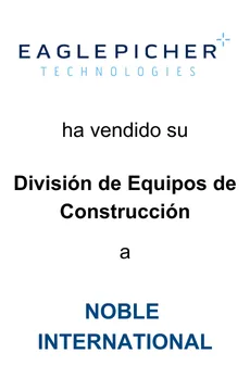 Seale Asesoró a Eagle-Picher Industries en la Venta de su División de Equipos de Construcción — tombstone