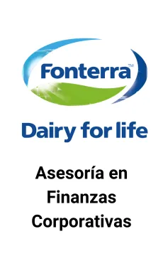 Seale Asesoró a Fonterra en Finanzas Corporativas — tombstone