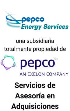 Seale Asesoró a Pepco Energy Services en Adquisiciones de Empresas — tombstone