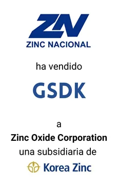 Zinc Nacional desinversión de GSDK a Zinc Oxide Corporation — asesoría M&A de Seale & Associates